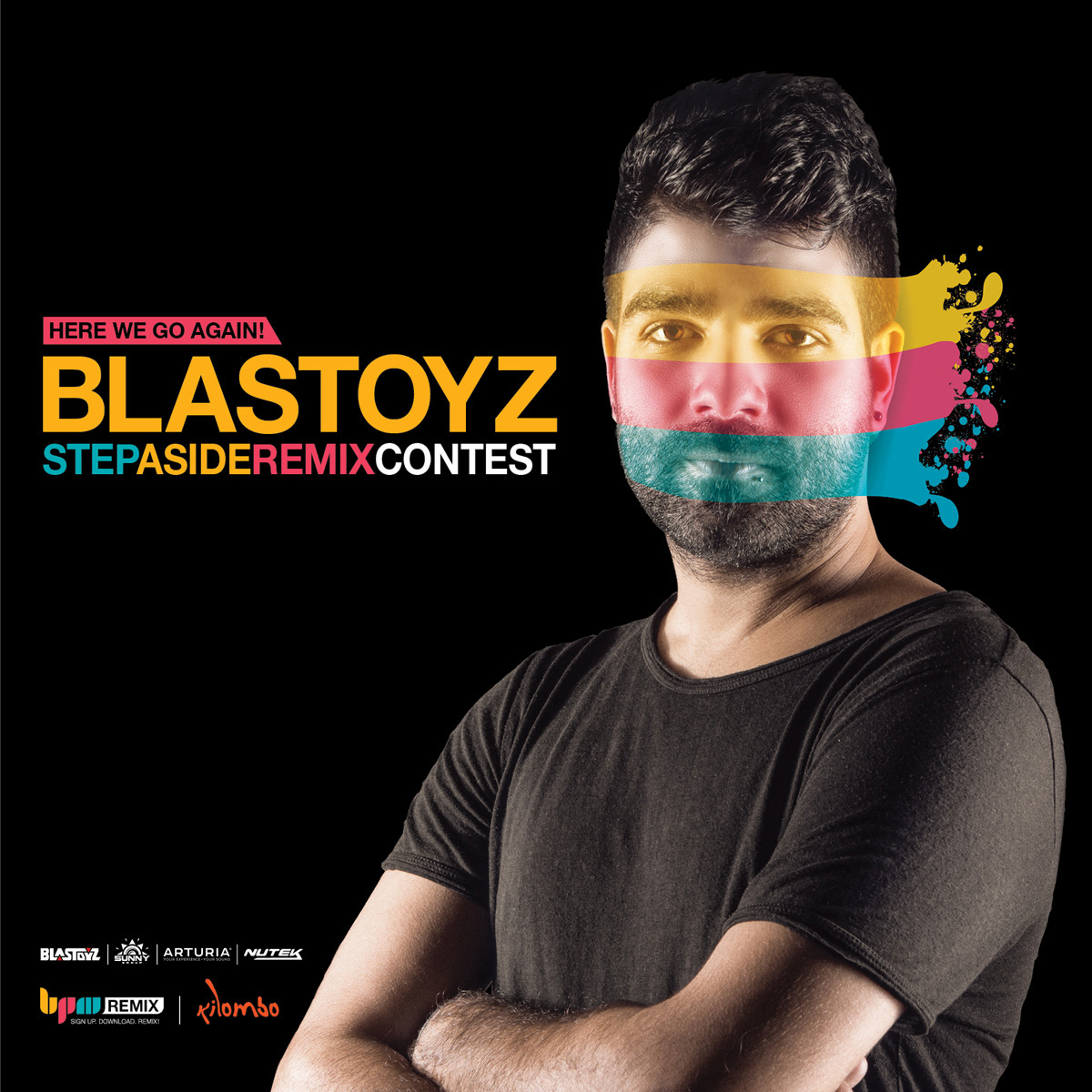 The winners of the BPMREMIX contest with Blastoyz